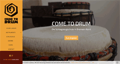 Desktop Screenshot of come2drum.de