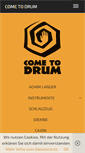 Mobile Screenshot of come2drum.de